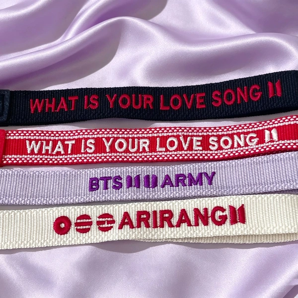 BTS Inspired Fan-made Wrist Keychains 