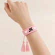 Custom Adjustable Bracelet with Embroidered Text, Slogans for Concerts, Inspired By BTS x ARMY