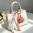 Printed Scarf and Mini Bag Pendant Keychain Creative Bag Charm Gifts for 2026 Autumn Winter