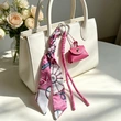 Printed Scarf and Mini Bag Pendant Keychain Creative Bag Charm Gifts for 2026 Autumn Winter