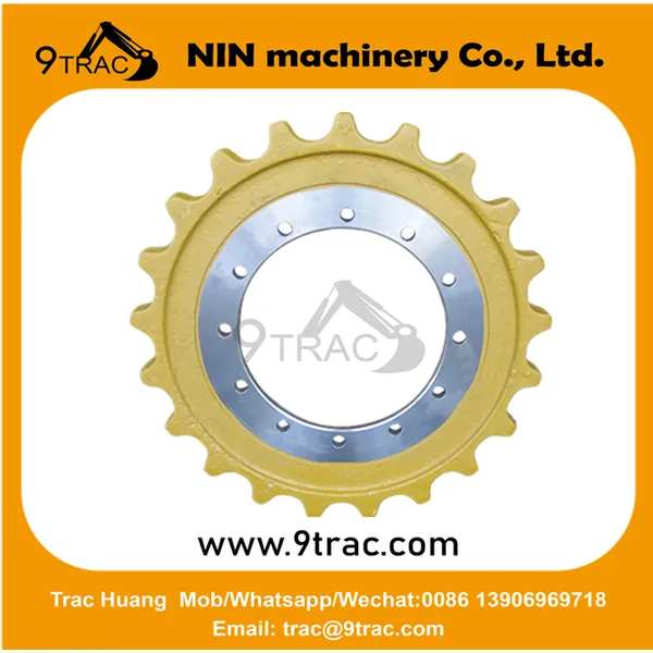 komatsu miniexcavator pc60-7, piñón, segmentos