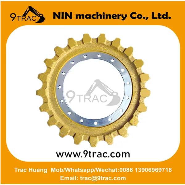 excavadora komatsu pc100-5, piñón pc100-3, segmento 