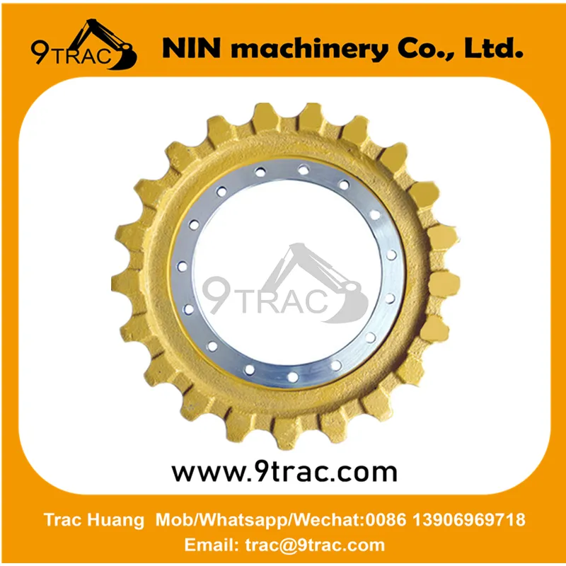 excavadora komatsu pc100-5, piñón pc100-3, segmento 