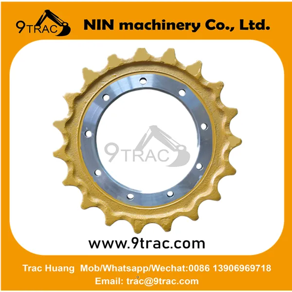 miniexcavadora sunward swe70, piñón, segmento