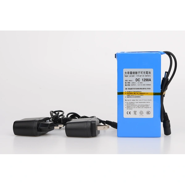  ABENIC DC 12V 2A (24W) 9800mAh Super Rechargeable Protable Li-ion Lithium Battery DC1298A (Blue)