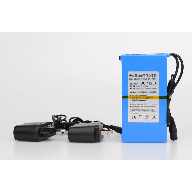  ABENIC DC 12V 2A (24W) 9800mAh Super Rechargeable Protable Li-ion Lithium Battery DC1298A (Blue)