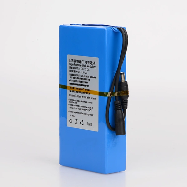 ABENIC DC 12V 12000mAh Rechargeable Protable Li-ion Lithium Battery DC1212A (Blue) 