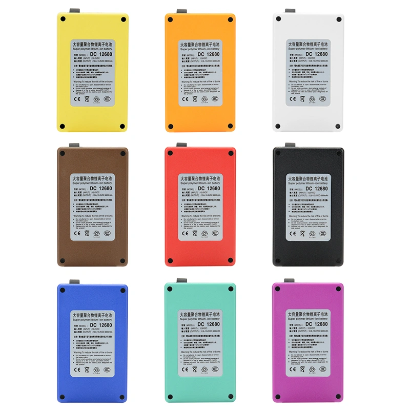 ABENIC DC 12V 6800mAh Super Rechargeable Protable Li-ion Lithium Battery DC12680 Blue