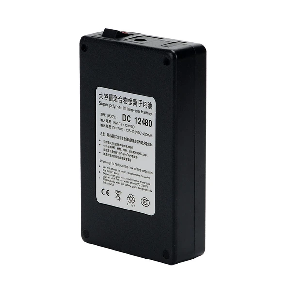 ABENIC DC 12V 2A (24W) 4800mAh Super Rechargeable Protable Li-ion Lithium Battery DC12480 (Blue)