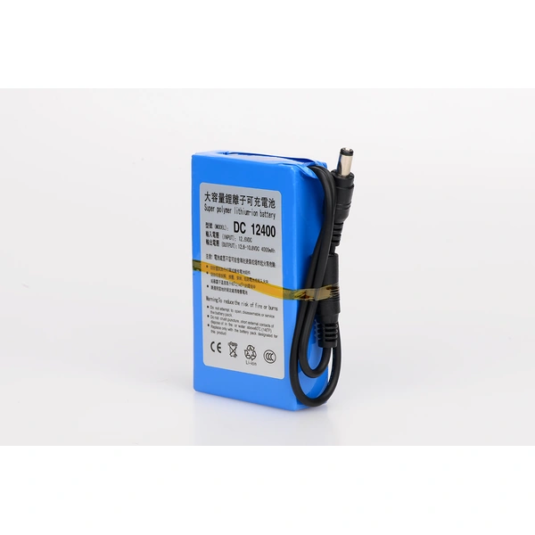 ABENIC DC 12V 2A (24W) 4000mAh Super Rechargeable Protable Li-ion Lithium Battery DC12400 Blue