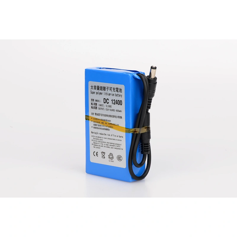 ABENIC DC 12V 2A (24W) 4000mAh Super Rechargeable Protable Li-ion Lithium Battery DC12400 Blue