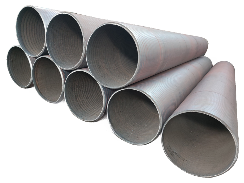  Wear-resistant steel pipes and elbows is lined insid
