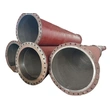  Wear-resistant steel pipes and elbows is lined insid