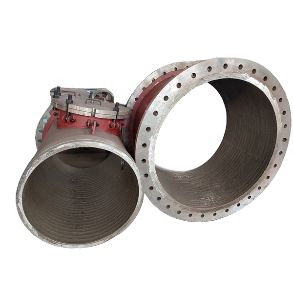  Wear-resistant steel pipes and elbows is lined insid