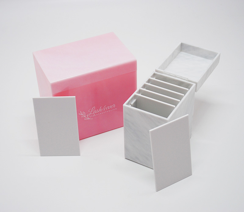Organiseur boîte Acrylique Acrylique Acrylique Présentoir acrylique avec  couvercles de boîtes de l'acrylique Bonbonnière PS Étui de rangement en  plastique clair boîte cadeau Coffret à bijoux boîte du tube en plastique 
