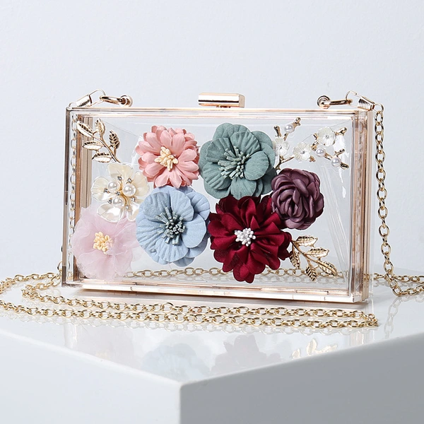 Luxury Clutch Purse Evening Bag - Acrylic Clear Bag Custom