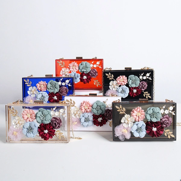 Luxury Clutch Purse Evening Bag - Acrylic Clear Bag Custom