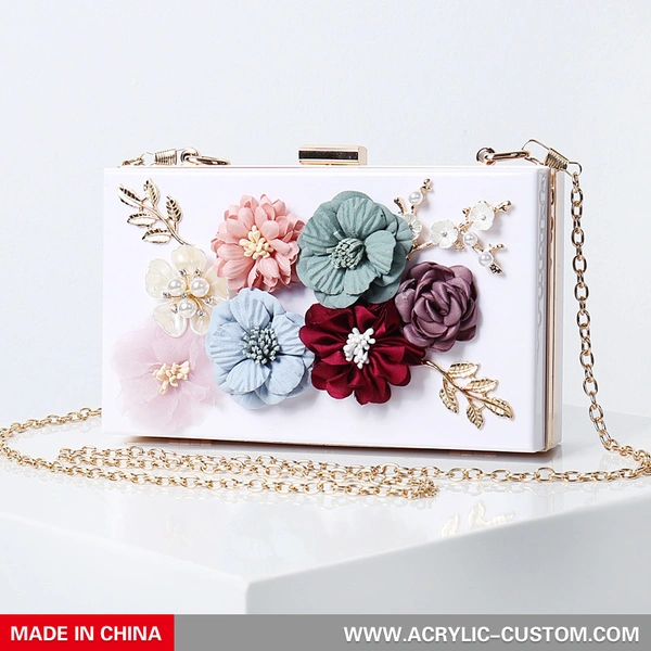 Abendtasche für Damen – Acryl-Abendtasche, Clutch-Handtasche