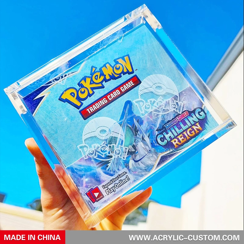 Acrylic Booster Box Case - Pokemon Magnetic Acrylic Case