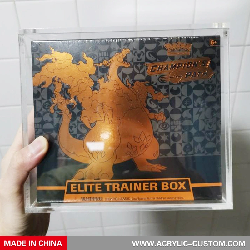 ETB Pokemon Acrylic Case - Acrylic Booster Box Display