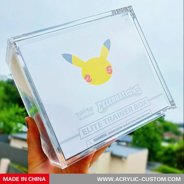 Pokemon ETB Protective Case - Acrylic Booster Box