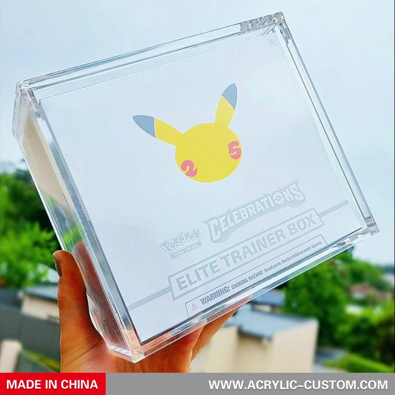 Pokemon ETB Protective Case - Acrylic Booster Box