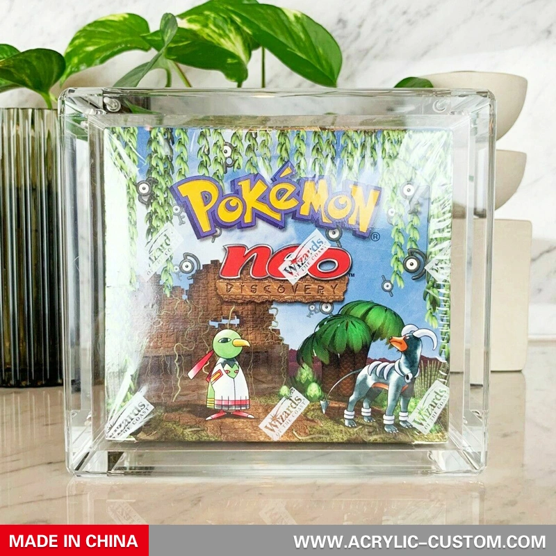 Pokemon WOTC English Booster Box Acrylic Case - Pokemon Booster Case