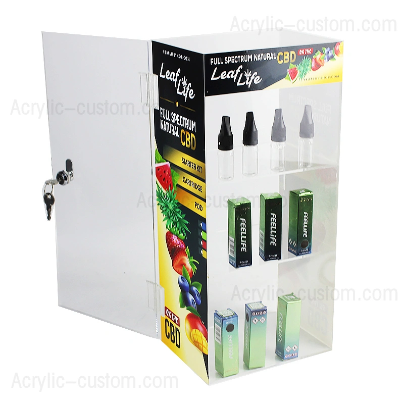 عرض أكريليك vape - أكريليك vape مع قفل 