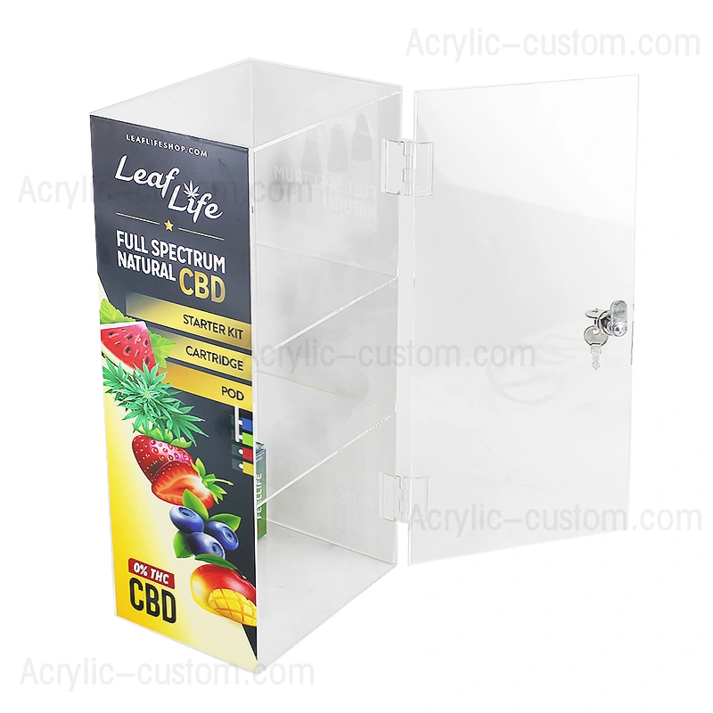 عرض أكريليك vape - أكريليك vape مع قفل 