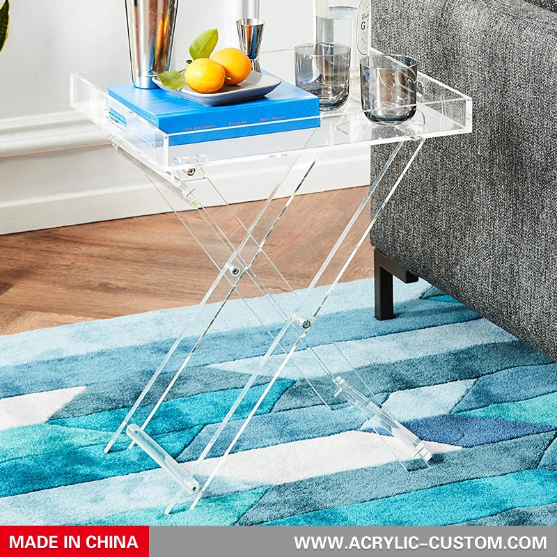 Acrylic Tray Table - Acrylic Folding Tray Table
