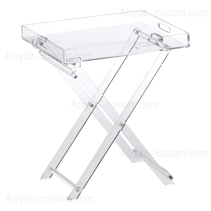 Acrylic Tray Table - Acrylic Folding Tray Table