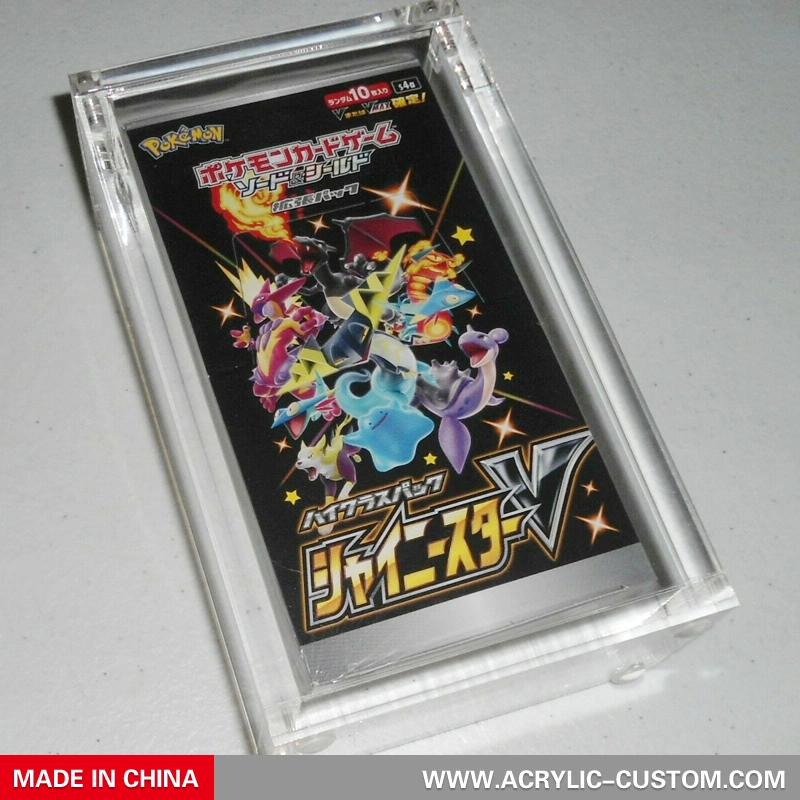 caja de refuerzo de pokemon japonesa - funda protectora de acrílico pokemon 