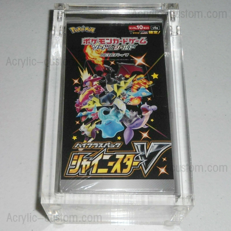 caja de refuerzo de pokemon japonesa - funda protectora de acrílico pokemon 
