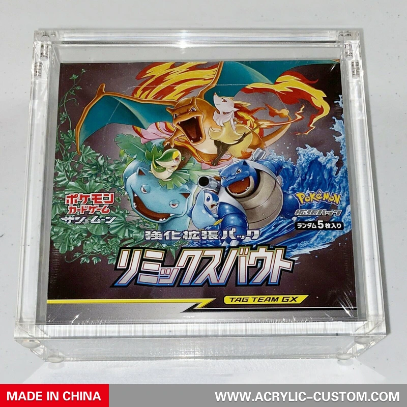 Japanese Pokemon Acrylic Case - Pokemon Remix Bout Booster Box