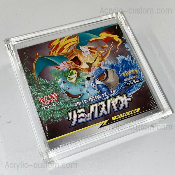 日本のポケモンアクリルケース-ポケモンリミックス試合ブースターボックス