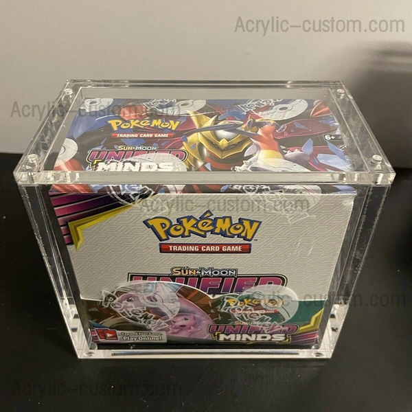 Pokemon Acrylic Case - Pokemon ETB Elite Trainer Booster Boxes