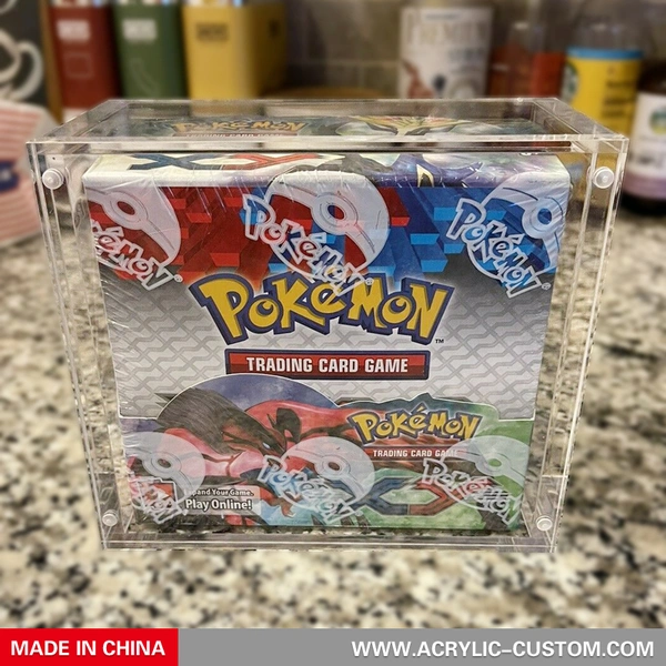 Pokemon Protective Case Display - Acrylic Case for Booster Box