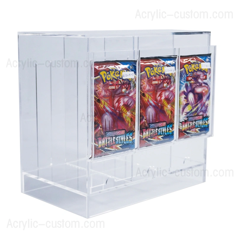 Booster Pack Dispenser - Acrylic Pokemon Pack Card Dispensers