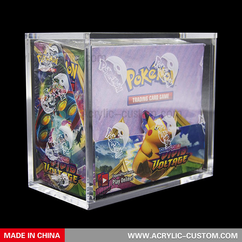 Pokemon Booster Box Protective Acrylic *SCREW* Display Case ALL Modern 