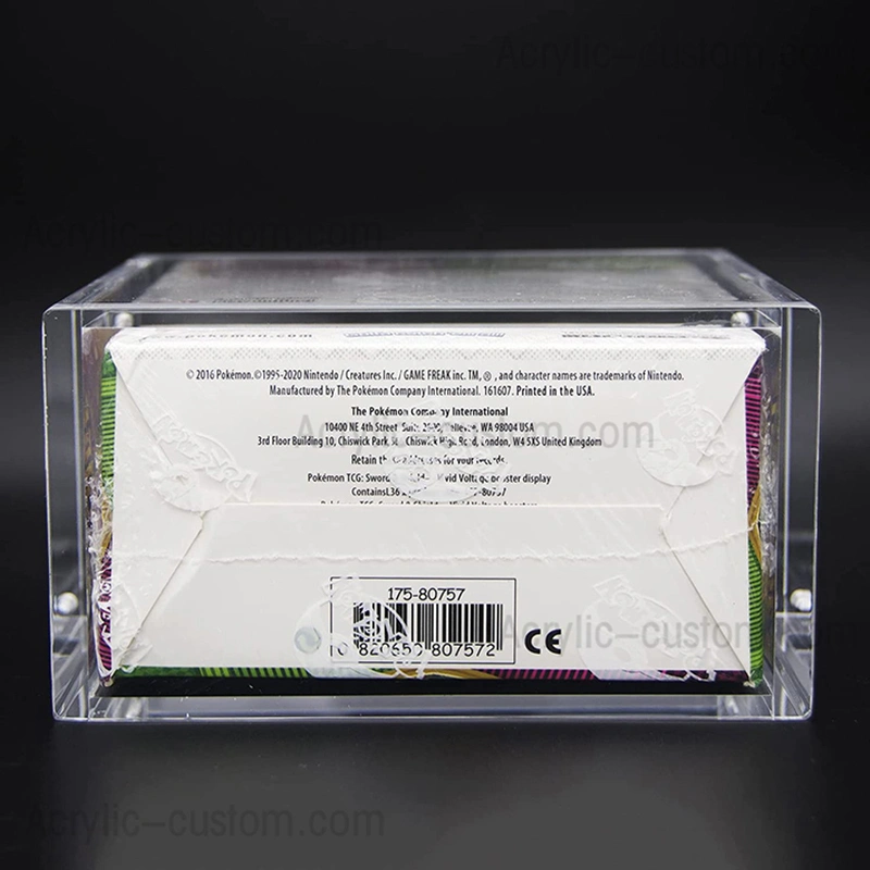 卸売ポケモンアクリルブースターボックスゲームコレクションおもちゃケース 