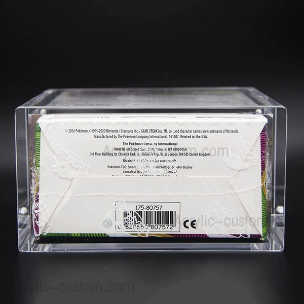 wholesale caja de juguete de colección de juegos de caja de refuerzo de acrílico pokemon