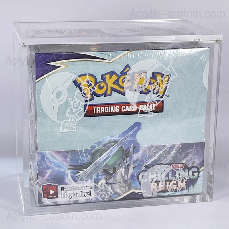 卸売ポケモンアクリルブースターボックスゲームコレクションおもちゃケース 