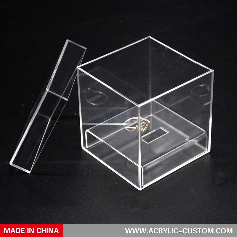 Acrylic Gift Boxes with Lid Clear Packaging Boxes