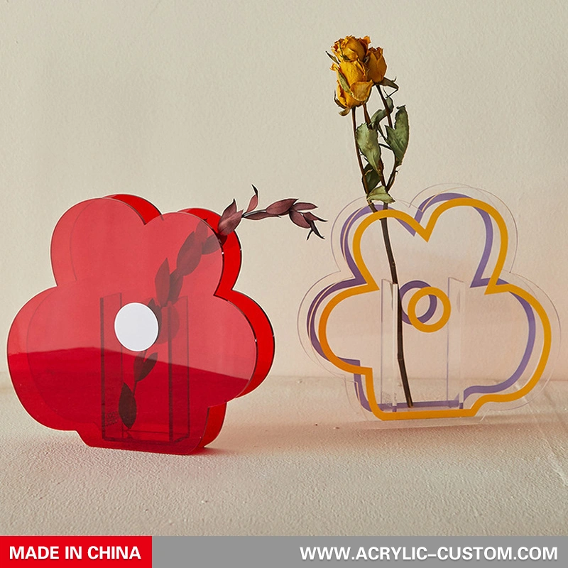 Цветная акриловая шкатулка для украшения сухоцветов - акрил-custom.com