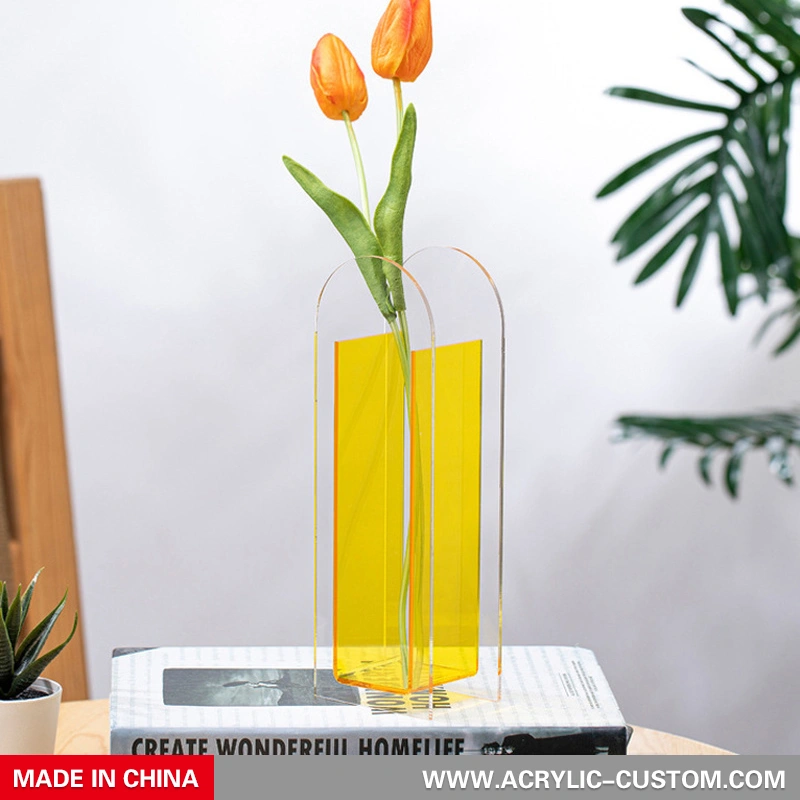 ホームカウンタートップ装飾ドライフラワーボックス-アクリル-custom.com 