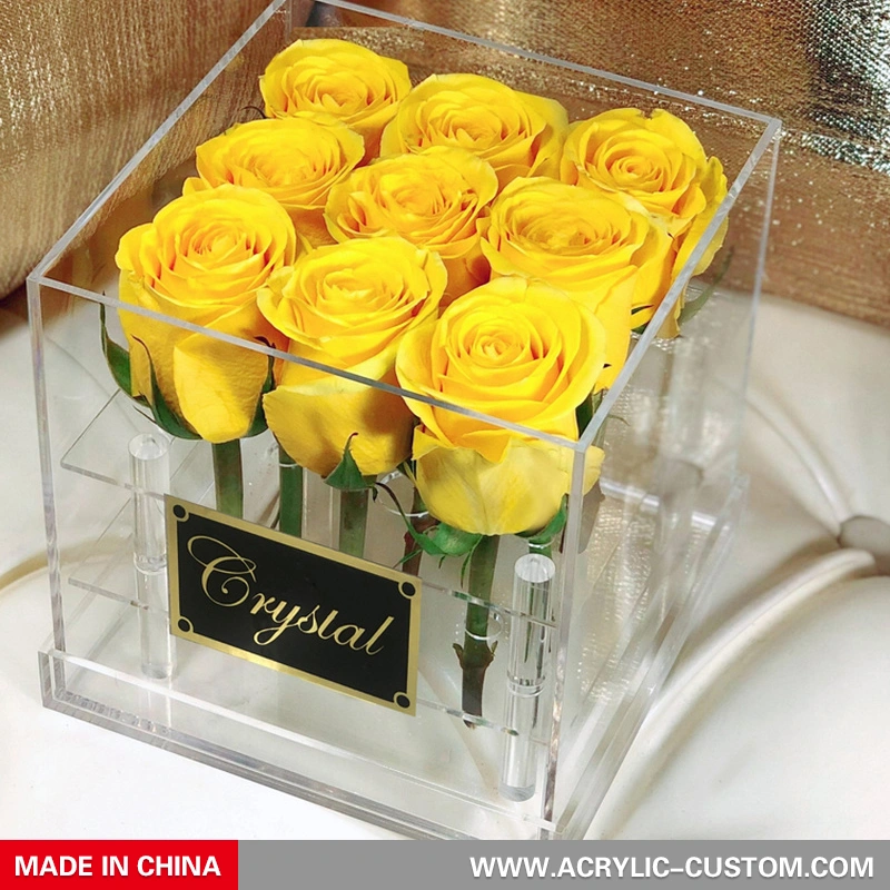 卸売アクリル9バラクリアボックス| アクリルカスタムメーカー