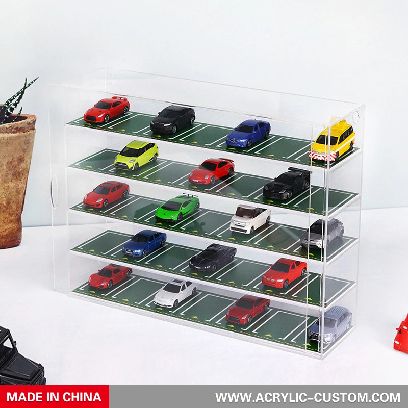 おもちゃ箱5層収納車モデルアクリルディスプレイボックス| アクリルカスタムメーカー