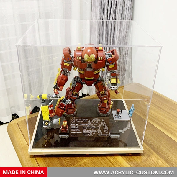 Iron Man Character Display Box Lego Toy Box | Acrylic Custom Manufacturer