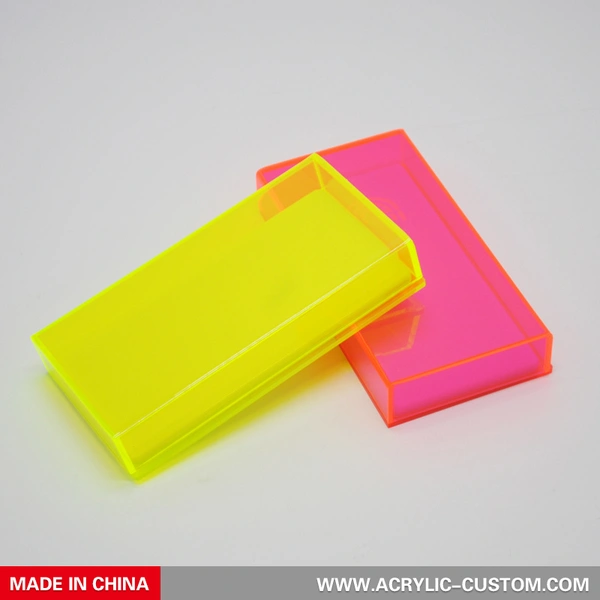 高級カラーラッシュボックスアクリルまつげエクステ-アクリル-custom.com 