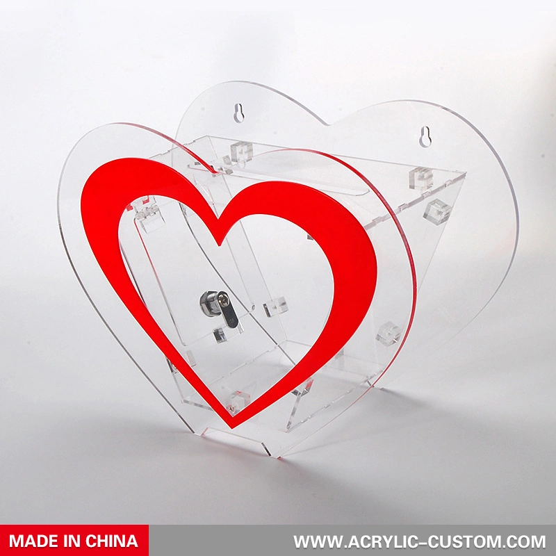 Charity LOVE Acrylic Donation Box - Hospital Acrylic Donation Box